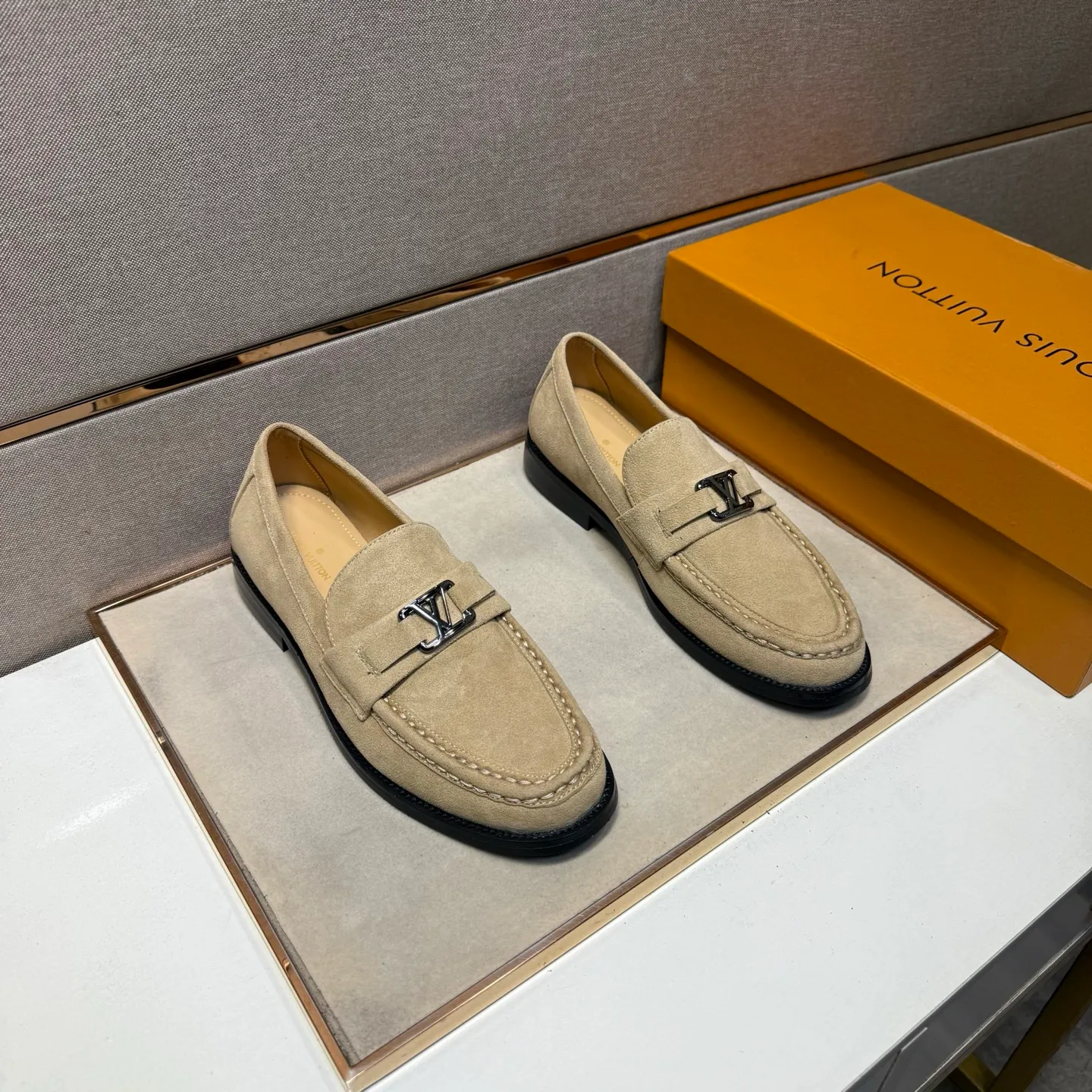 Men's men's shoes 💰pp480 [LV～] Men's casual leather shoes 2025z cabinet sales simultaneously 🔶Size: 38-44#️⃣ 🔷3 colors🔜The upper is made of multi-material splicing ➕Genuine leather lining, comfortable and breathable, sole: original comfortable and wear-resistant outsole, ⚠️real thing📱photographed🎬real thing is better📢📢📢